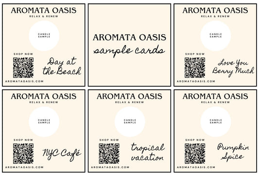Candle Sample Cards